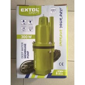 Mélykúti membrános szivattyú, 300W, 20m kábel