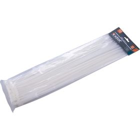  Gyorskötöző, kábelkötegelő fehér 4.8x400mm, 100db (8856116)