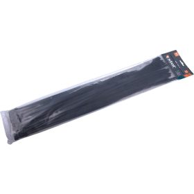   Gyorskötöző, kábelkötegelő fekete, 7.6x540mm, 50db,(8856172)